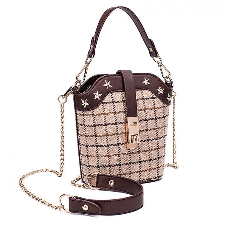 Ms Personality Bucket Bag Fashion Simple Handbag Wild Casual Lady Bags