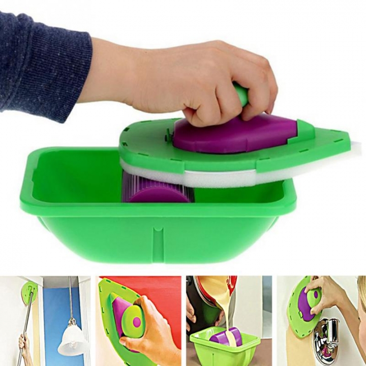 Paint Roller Tray Kit Set Household Paint Brushes Decorative Painting Brush