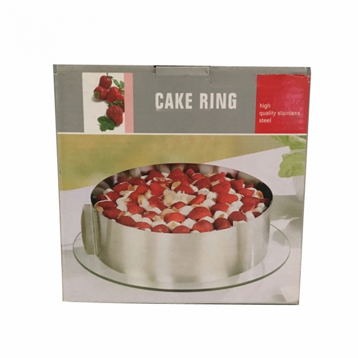 Baking Mould Stainless Steel Cake Adjustable Circular Mousse Circle cake Layered Mould  Kitchen Restaurant Supplies