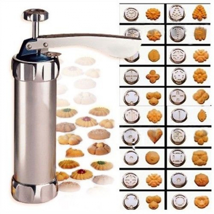 Aluminum Alloy Cartridge Cookies Cookie Machine Fancy Cookies Extruder With Decoration Mouth  Kitchen Dining bar