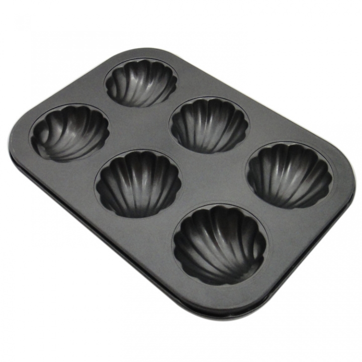 Baking Mould 6 Holes Nonstick Banana Cake Mold Easy Release Cake Mold