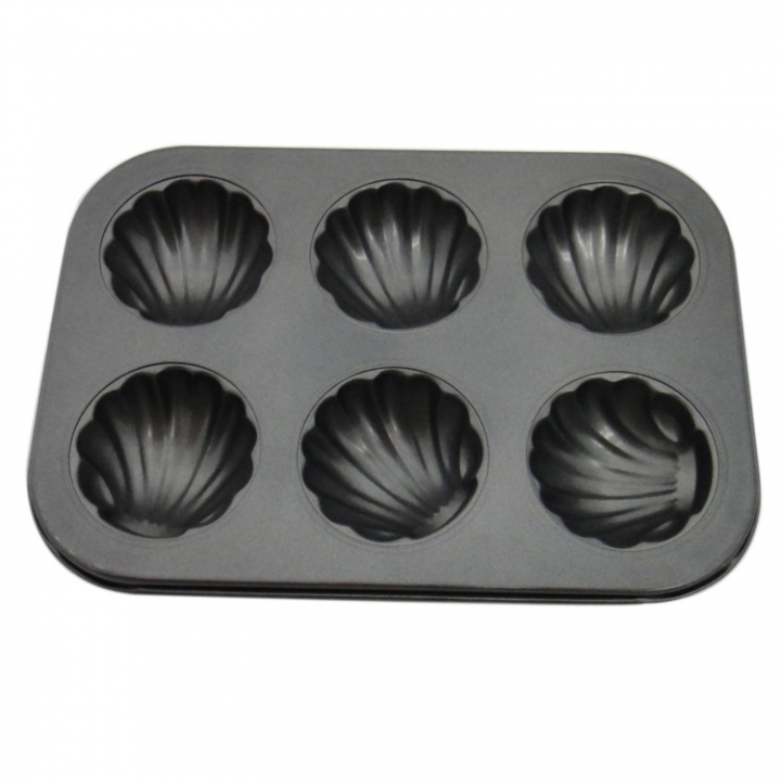 Baking Mould 6 Holes Nonstick Banana Cake Mold Easy Release Cake Mold