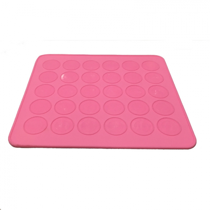 Baking Mould Food Grade High Temperature Resistance Silica Gel Mat 30 Turns Macaron Silicone Pad  Kitchen Restaurant Supplies