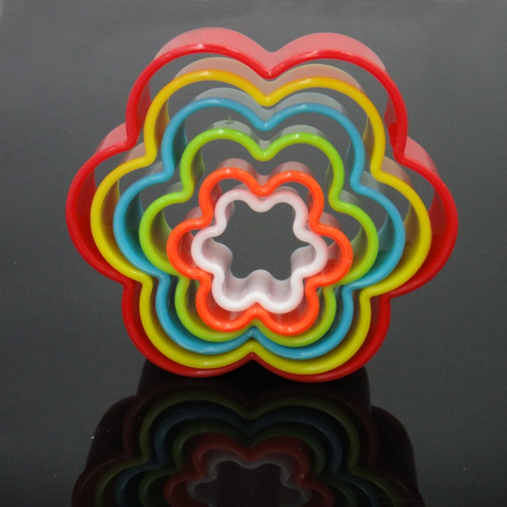 DIY Baking Mould Plastic Color Flower Shape Cookies Mould Cookies Cookie Mold Cake  Bluetooth Accessories