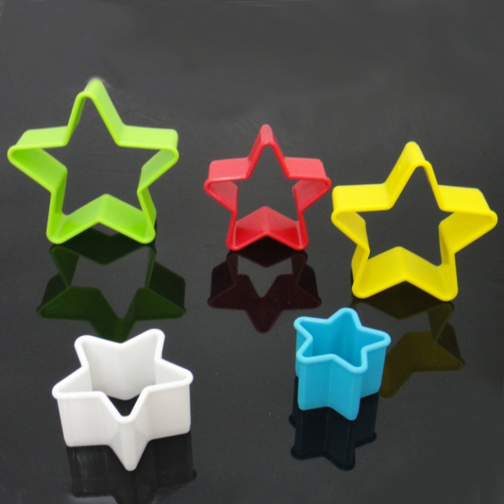 DIY Baking Mould Plastic Color Pentagram Cookies Mould Cookies Cookie mold cake  Kitchen Restaurant Supplies