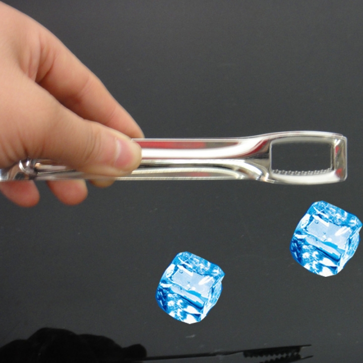 Multifunction Food Clip Anti-shedding Stainless Steel Ice Cubes Sugar Clip 7 inch Ice Clip  Kitchen Restaurant Supplies