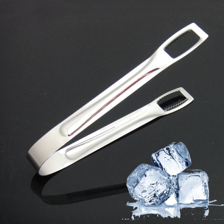 Multifunction Food Clip Anti-shedding Stainless Steel Ice Cubes Sugar Clip 7 inch Ice Clip  Kitchen Restaurant Supplies