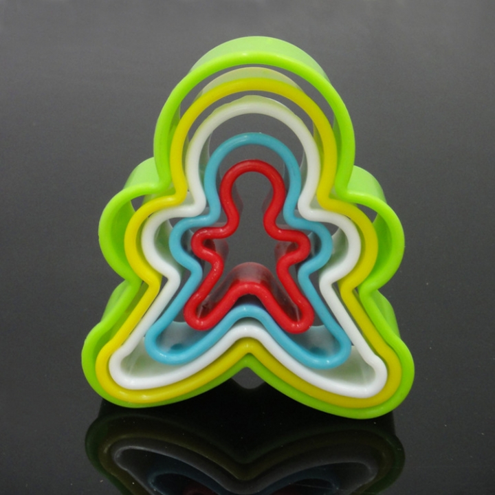 DIY Baking Mould Plastic Color Human Form Cookies Mould Cookies Cookie Mold Cake
