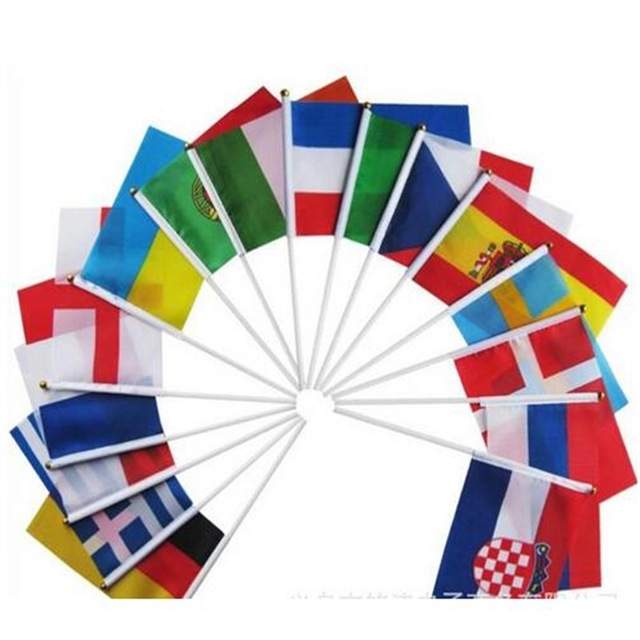 2018 Russia World Cup Top 32 Country Hand Flag World Countries Hand Flag