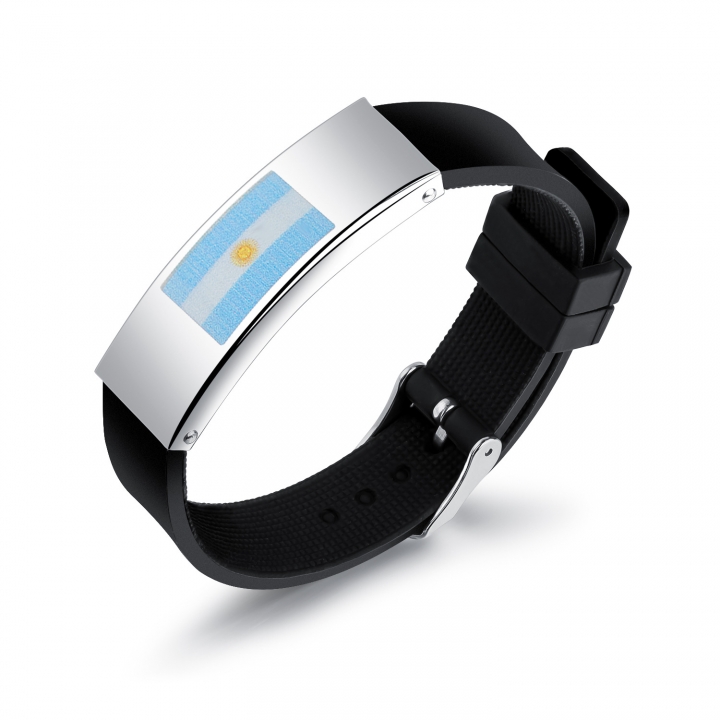 2018 Russia World Cup National flag Logo Fan Wristband Personality Silica Gel Men Bracelets