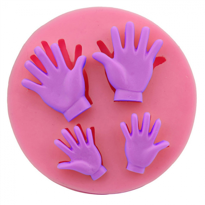 Silica Gel 4 Only Palm Fondant Mould Chocolate Tool Baking Supplies  Kitchen Restaurant Supplies