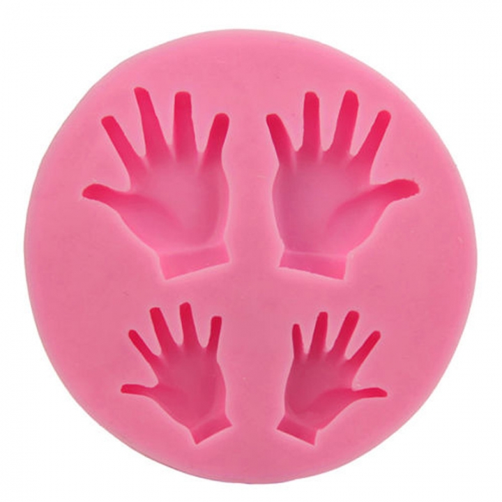 Silica Gel 4 Only Palm Fondant Mould Chocolate Tool Baking Supplies  Kitchen Restaurant Supplies