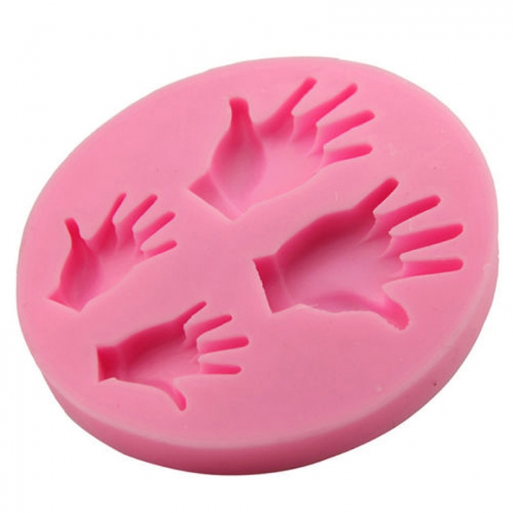 Silica Gel 4 Only Palm Fondant Mould Chocolate Tool Baking Supplies  Kitchen Restaurant Supplies