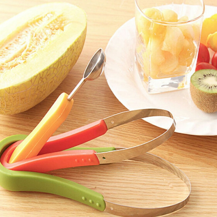 1SET 3 In Watermelon Slicer Melon Clever Fruit Cutter Divider Digging Ball Splitter Knife Kitchen
