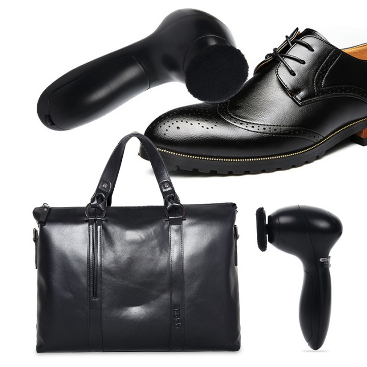 Electric Shoe Brush Shoe Polisher Portable Hand-held Auto Polish Leather Brush Leather Care