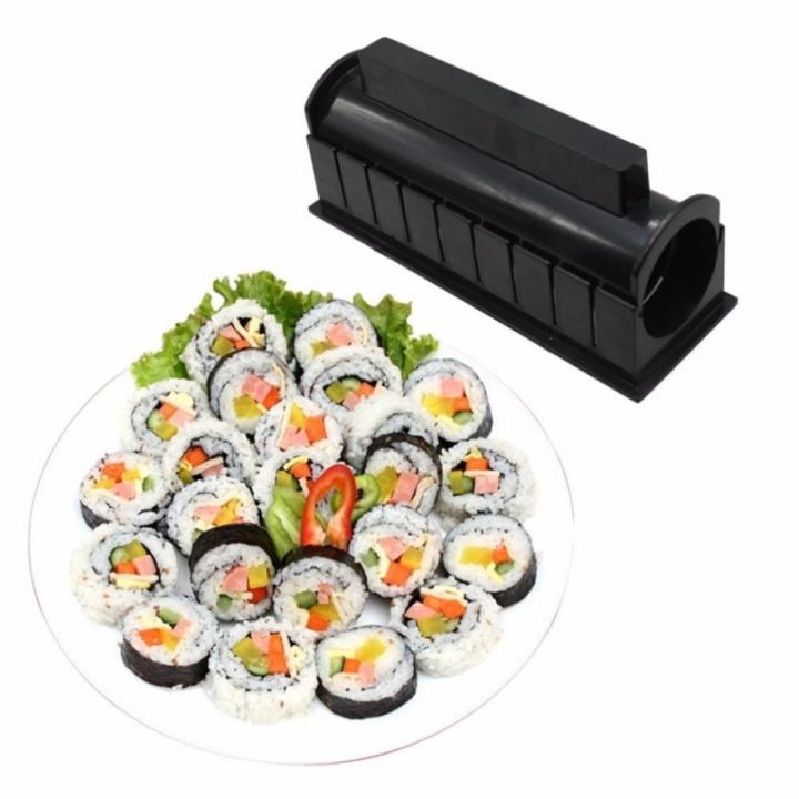 11 PCS DIY Sushi Roll Maker Rice Mold Kitchen Household Sushi Making Kits Japanese Cooking