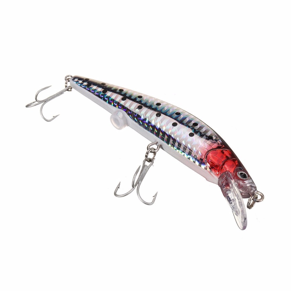 Rechargeable Lure 1pc 12.5cm 40g Swimbait Twitching LED Fishing Lure Lifelike Hard Bait