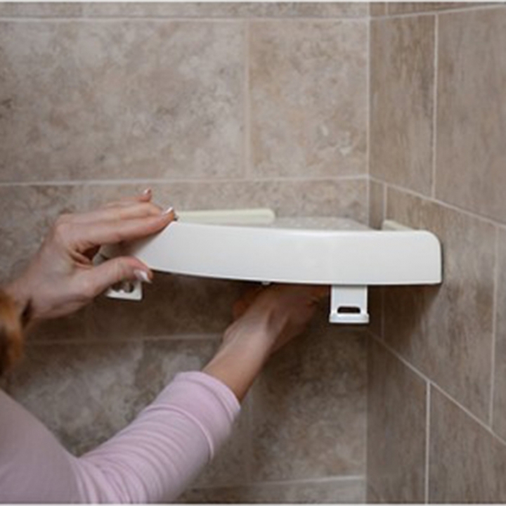 Marks Function Triangle Luggage Carrier SnapUp Shelf Shower Room Rack Rack Accept Frame