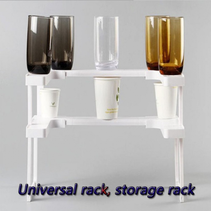 Pantry Pan Pot Organizer Kitchen Stackable Shelving Spice Rack Spicy Shelf and Stackable Storage