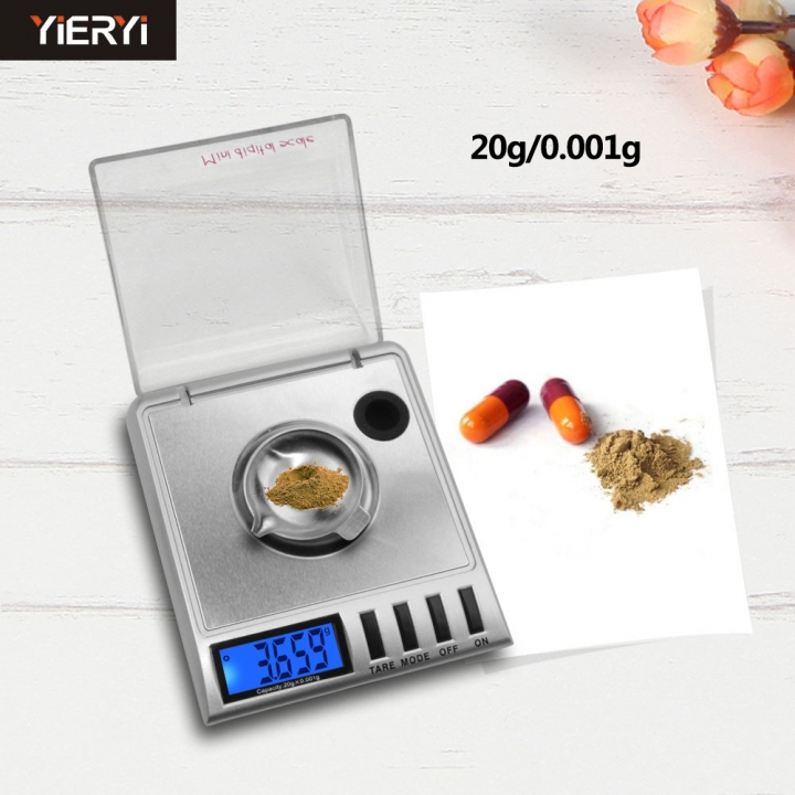 20g scale / 20g / 0.001g Electronic Scale Jewelry Said Pocket Scale Kitchen Electronic Weighing