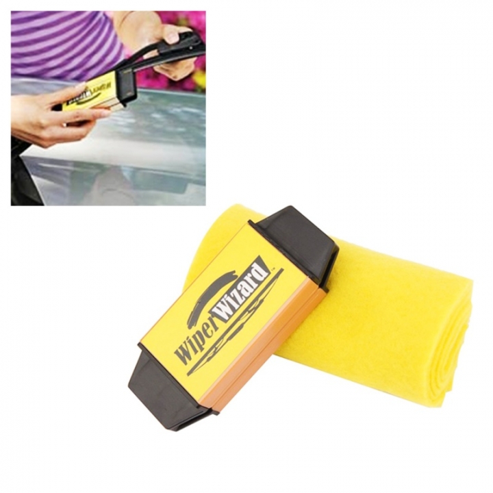 Car Windshield Wiper Wizard Blade Restorer with 5pcs Wizard Wipes Van Windscreen Cleaner