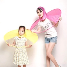 Raincoat Headwear Hat Cap Foldable Fishing Golf Child Adult Rain Coat Cover Transparent Hat Cap