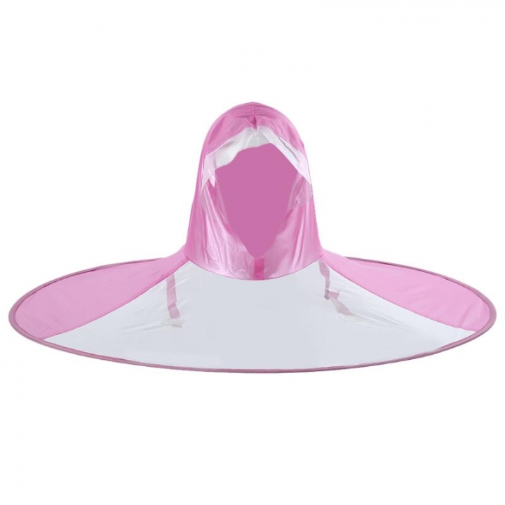 Raincoat Headwear Hat Cap Foldable Fishing Golf Child Adult Rain Coat Cover Transparent Hat Cap