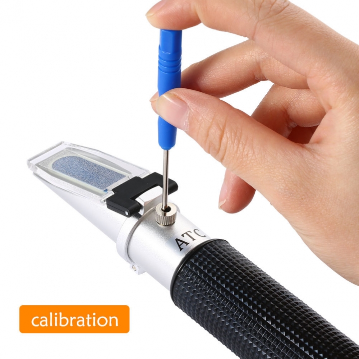 Seawater Salinity Meter 0-100% Farming  Refractometer Optics Salinity Meter Handheld Refractometer