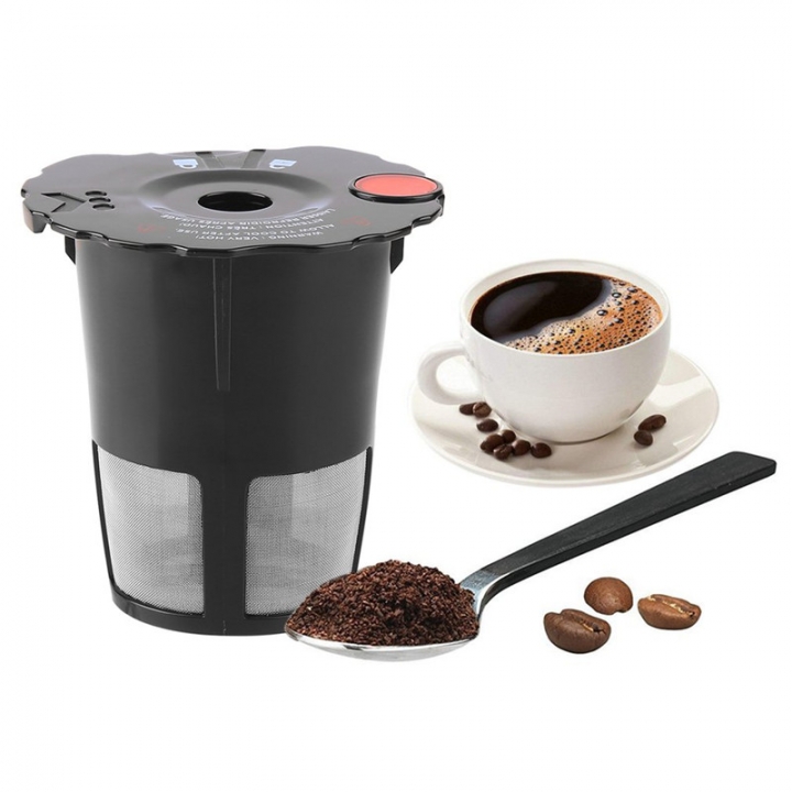 3 Pcs Clever Coffee Capsule Reusable Coffee Filter + Scoop for Keurig Brewing System  Kitchen Restaurant Supplies