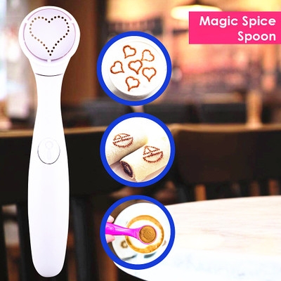 Electrical Latte Art Pen For Coffee Magic Spice Spoon Coffee Carving Spoon Baking Pastry Tools  4016999090