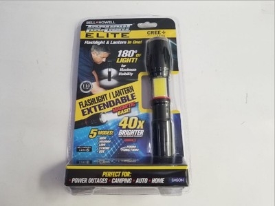 Bell+howell taclight elite light LED flashlight 40X retractable flashlight