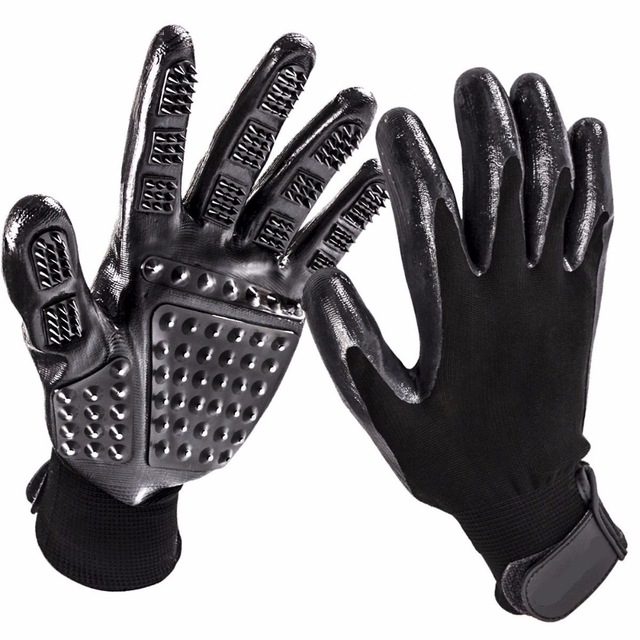 Hair Glove Comb Dog Cat Grooming Cleaning Massage Pet Desheddin Brush Glove Removal Brush