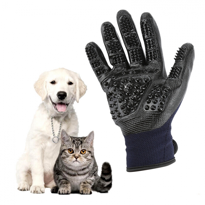 Hair Glove Comb Dog Cat Grooming Cleaning Massage Pet Desheddin Brush Glove Removal Brush