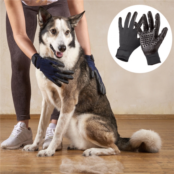 Hair Glove Comb Dog Cat Grooming Cleaning Massage Pet Desheddin Brush Glove Removal Brush