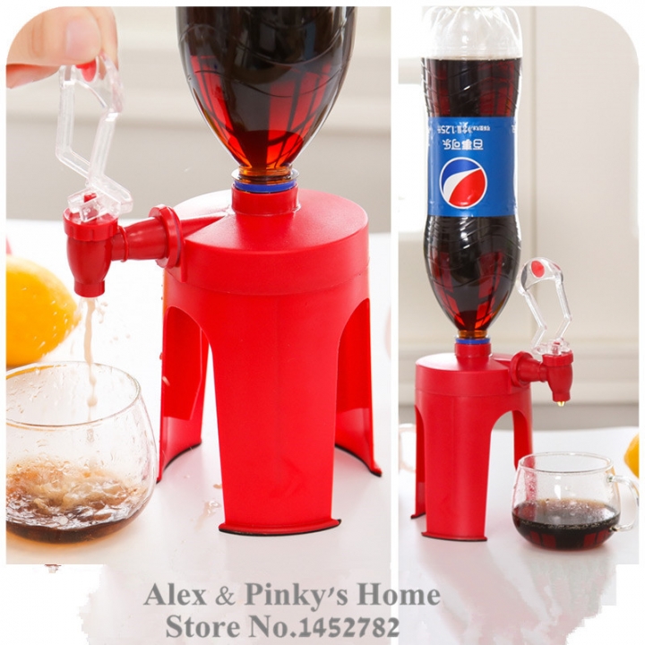 Carbonated Coke Bottle Inverted Dispenser Mini Vertical Hand Pressure Soda Water Bottle Inverter