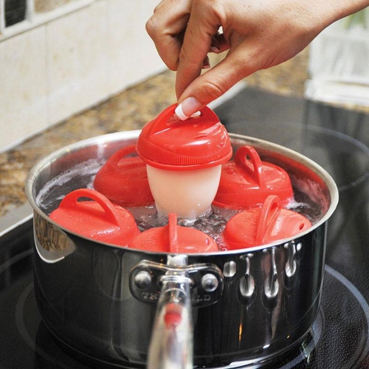 Silicone Egglettes Egg Cooker Hard Boiled Eggs Eggies Without the Shell For Egg Tools