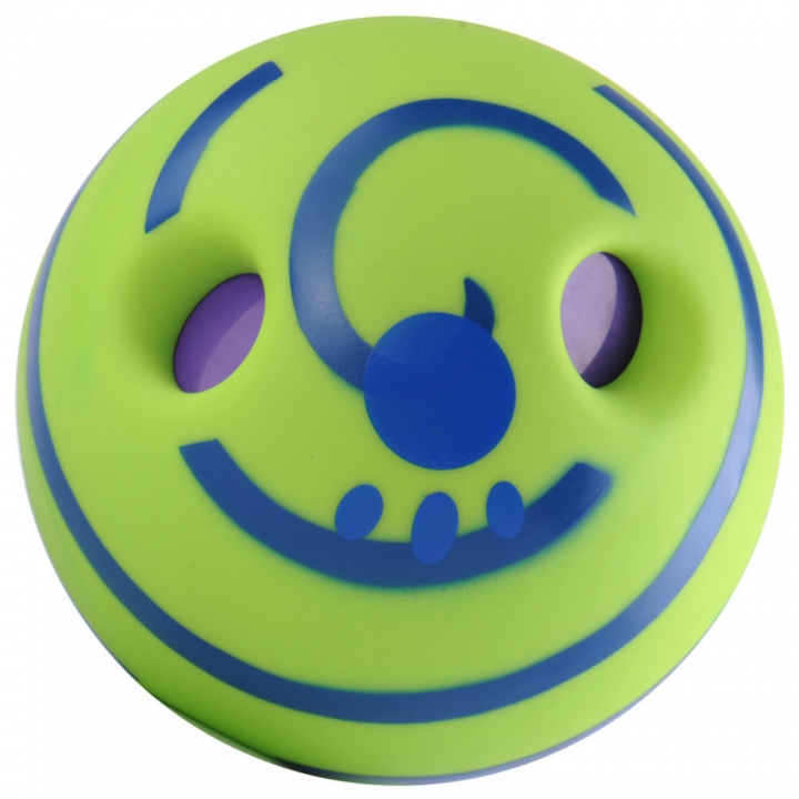 Interesting Ecofriendly Wobble Wag Giggle Ball Dog Play Training With Funny Sound Make Dogs Happy