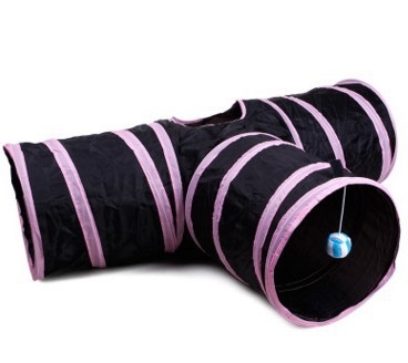 The Three-Way Ring Cat Paper Channel Will Issue Rustling Sound Pet Cat Tunnel Foldable Toys