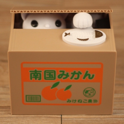 Cat Thief Money Boxes toy Piggy Banks Kids Money Boxes Automatic Stole Coin Piggy Bank Money