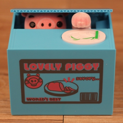 Cat Thief Money Boxes toy Piggy Banks Kids Money Boxes Automatic Stole Coin Piggy Bank Money