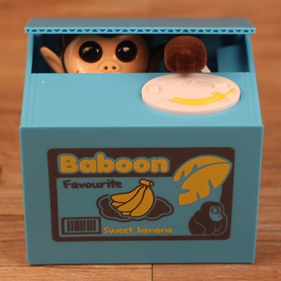 Cat Thief Money Boxes toy Piggy Banks Kids Money Boxes Automatic Stole Coin Piggy Bank Money