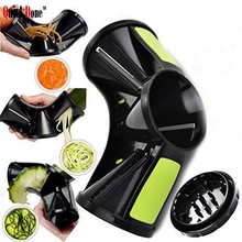 Multifunction Three Plus One Cutter Grabber Veggie Chopper Cucumber Carrot Shred Slicer