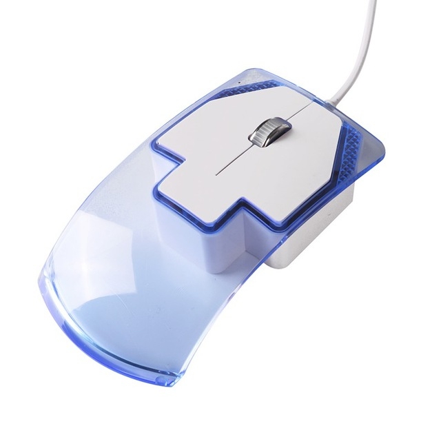 Led Optical Wired Mouse Beautiful Blue Light USB Mouse Mice For Computer PC Laptop Desktop