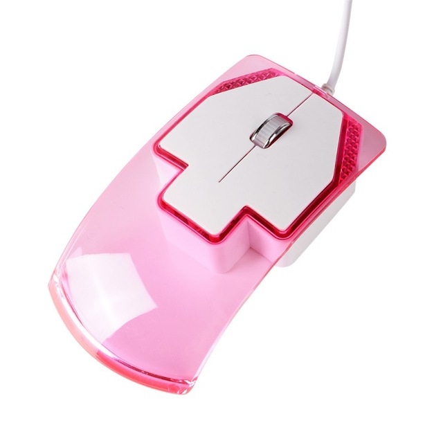 Led Optical Wired Mouse Beautiful Blue Light USB Mouse Mice For Computer PC Laptop Desktop