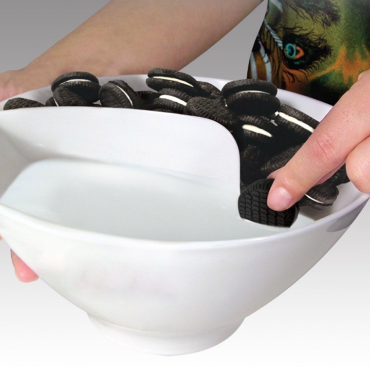 Separated Bowl With Handle Home Isolated Bowl With Snack Separated Bowl Snack