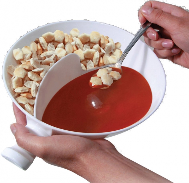 Separated Bowl With Handle Home Isolated Bowl With Snack Separated Bowl Snack