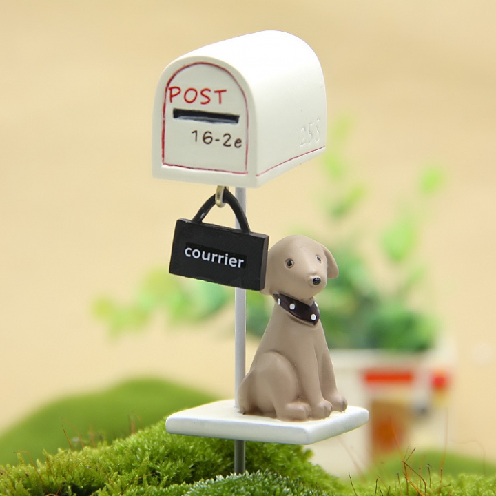 Groceries Puppy Mailbox House Gardening Moss Succulents Decoration Shooting Prop