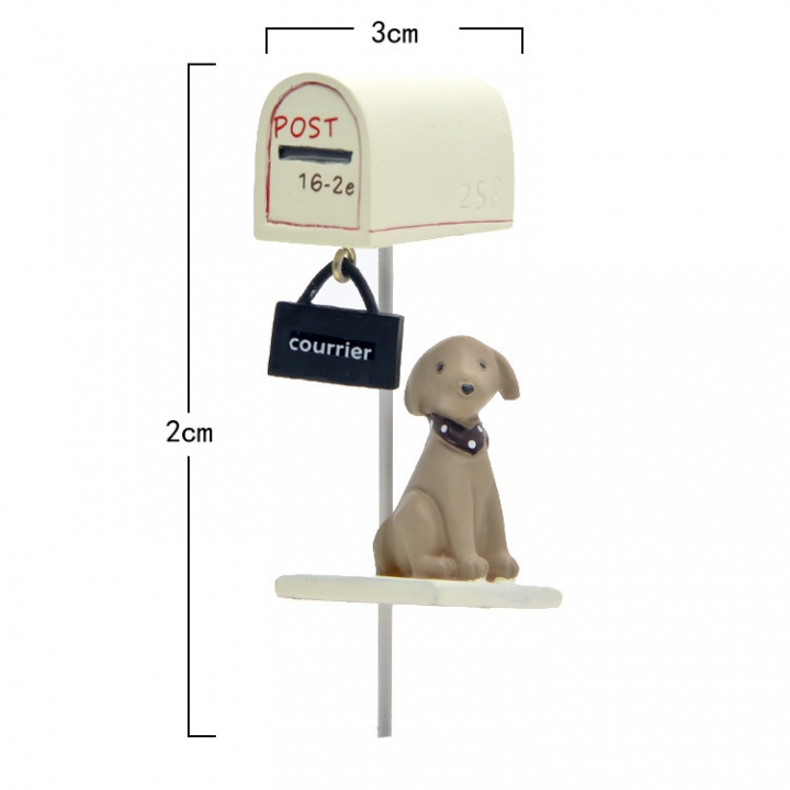 Groceries Puppy Mailbox House Gardening Moss Succulents Decoration Shooting Prop
