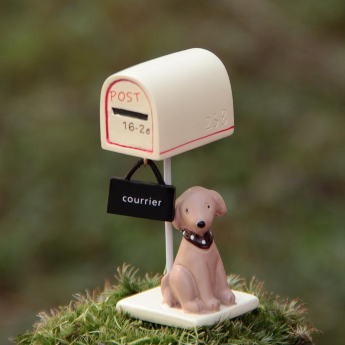 Groceries Puppy Mailbox House Gardening Moss Succulents Decoration Shooting Prop