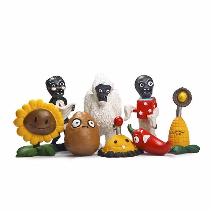 Potato Snowman Sun flower Hand Doll doll toy Anime model Decoration